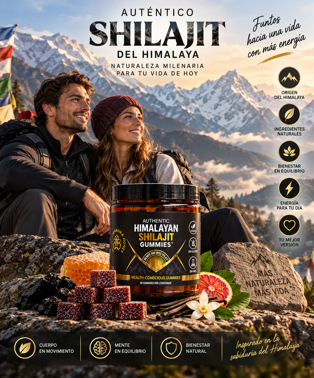 Himalayan Shilajit Gummies – Energía, Vitalidad y Bienestar