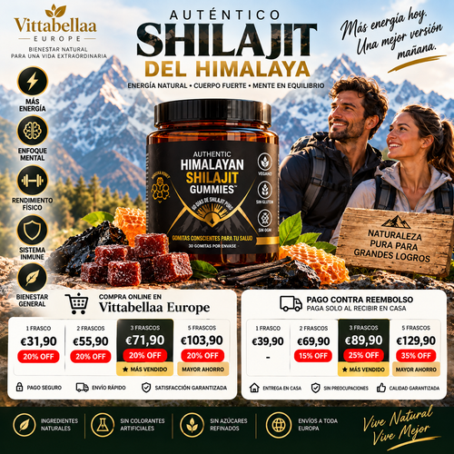 Himalayan Shilajit Gummies – Energía, Vitalidad y Bienestar