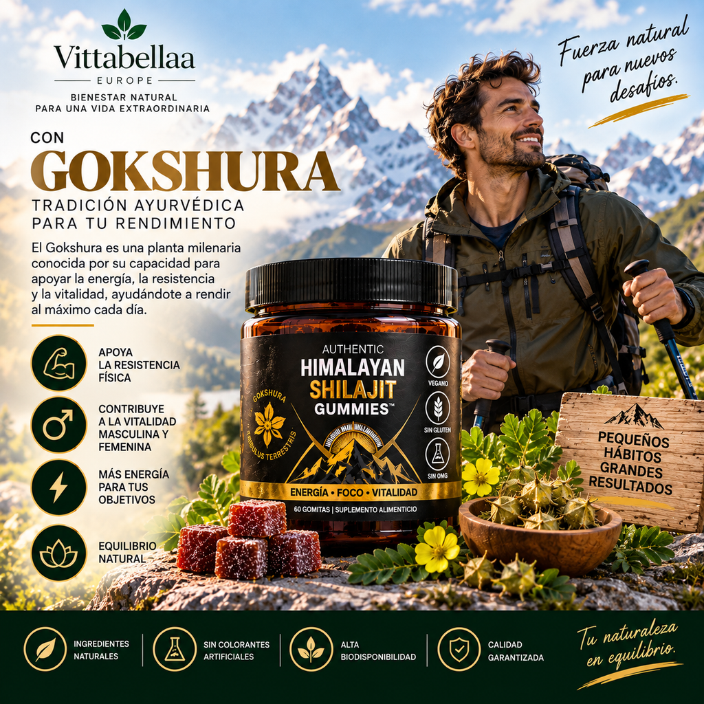 Himalayan Shilajit Gummies – Energía, Vitalidad y Bienestar
