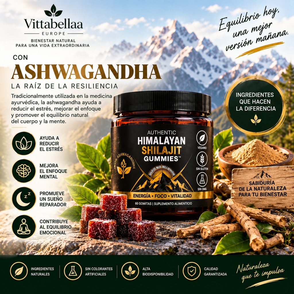 Himalayan Shilajit Gummies – Energía, Vitalidad y Bienestar