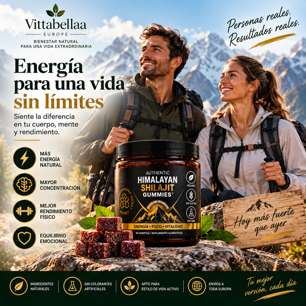 Himalayan Shilajit Gummies – Energía, Vitalidad y Bienestar